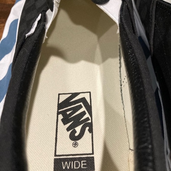 Vans Men's Black and Gray Checkered Slip-On Sneakers - Picture 7 of 14